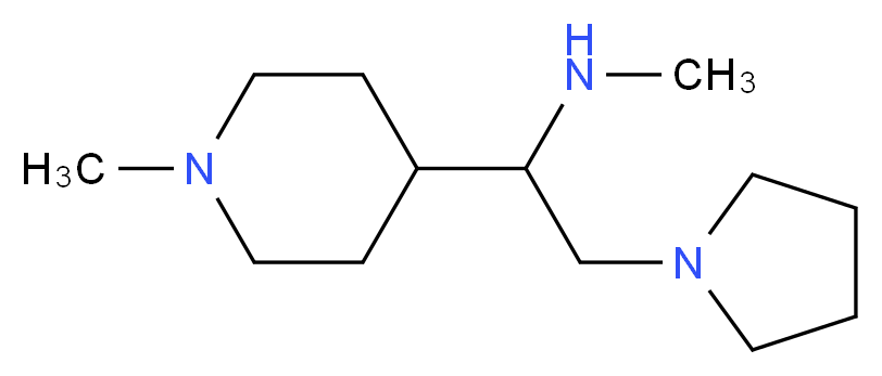 METHYL-[1-(1-METHYL-PIPERIDIN-4-YL)-2-PYRROLIDIN-1-YL-ETHYL]-AMINE_分子结构_CAS_886362-99-8)