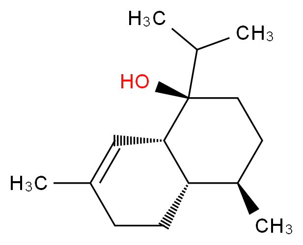 (1R,4R,4aS,8aR)-4,7-dimethyl-1-(propan-2-yl)-1,2,3,4,4a,5,6,8a-octahydronaphthalen-1-ol_分子结构_CAS_217650-27-6