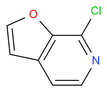 7-Chlorofuro[2,3-c]pyridine_分子结构_CAS_84400-99-7)