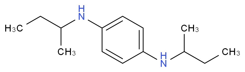 N1,N4-Di-sec-butylbenzene-1,4-diamine_分子结构_CAS_101-96-2)