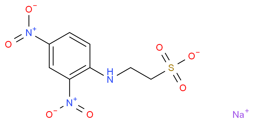 N-(2,4-二硝基苯基)牛磺酸 钠盐_分子结构_CAS_23928-04-3)