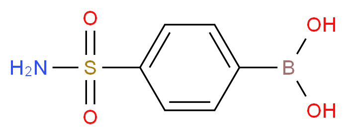 4-(AMINOSULFONYL)PHENYLBORONIC ACID_分子结构_CAS_613660-87-0)