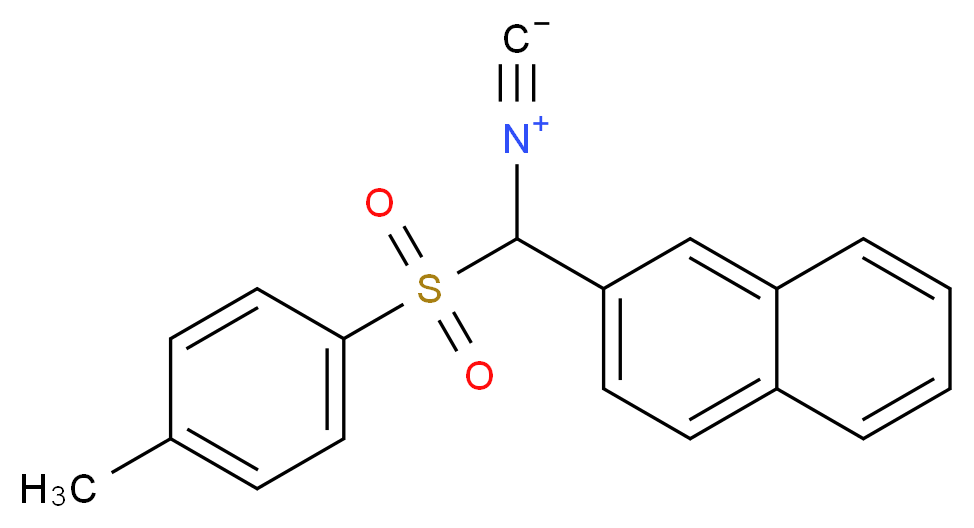 2-[isocyano(4-methylbenzenesulfonyl)methyl]naphthalene_分子结构_CAS_263389-20-4