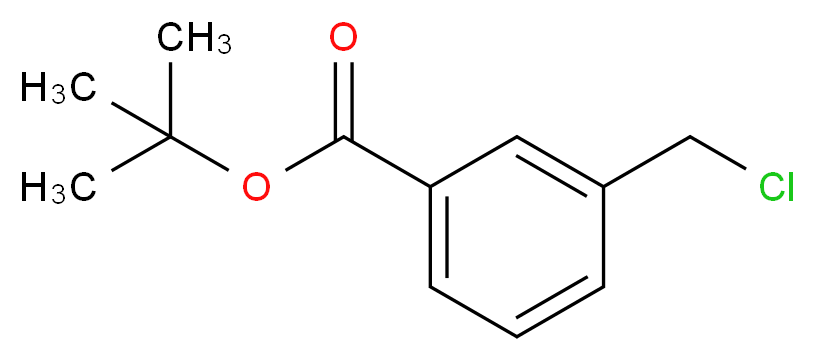 3-Chloromethyl-benzoic acid tert-butyl ester_分子结构_CAS_220510-74-7)