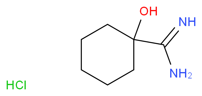 1-hydroxycyclohexanecarboximidamide hydrochloride_分子结构_CAS_86239-29-4)