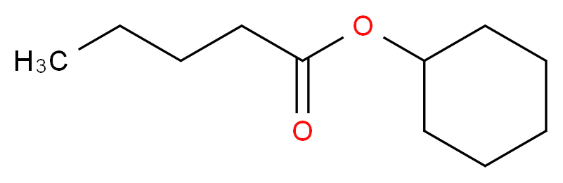 戊酸环己酯_分子结构_CAS_1551-43-5)