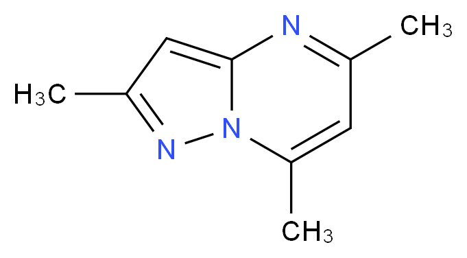 2,5,7-trimethylpyrazolo[1,5-a]pyrimidine_分子结构_CAS_112581-74-5)