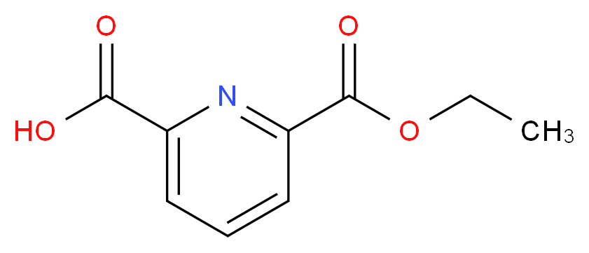 6-(Ethoxycarbonyl)pyridine-2-carboxylic acid_分子结构_CAS_)