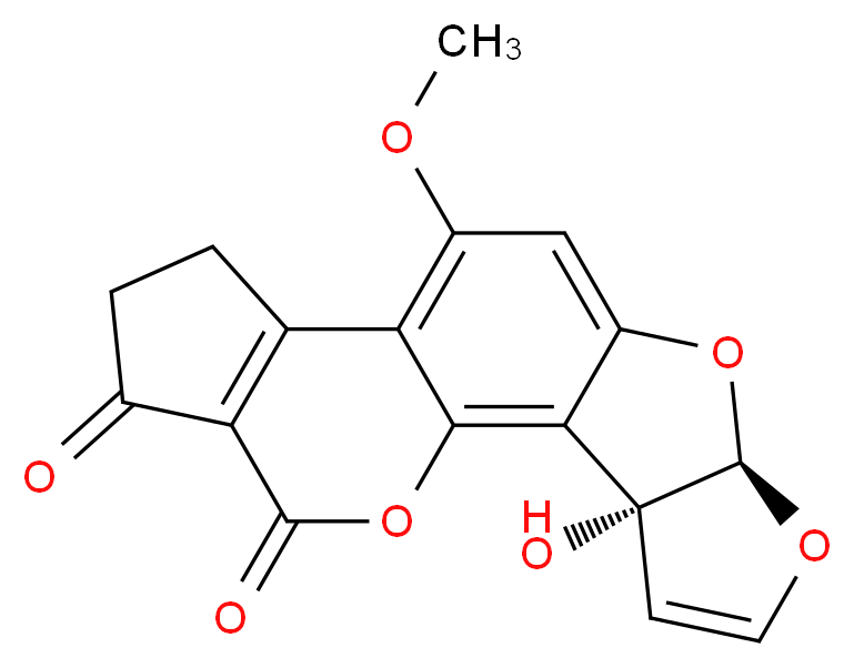 黄曲霉素 M1 溶液_分子结构_CAS_6795-23-9)
