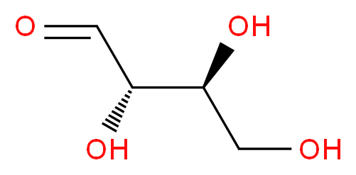 L(+)-Erythrose_分子结构_CAS_533-49-3)