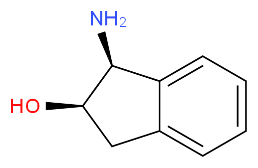 cis-1-AMino-2,3-dihydro-1H-inden-2-ol_分子结构_CAS_140632-20-8)