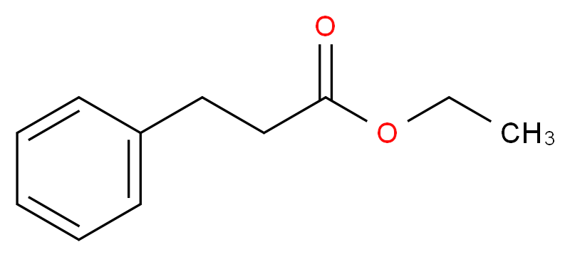 ethyl 3-phenylpropanoate_分子结构_CAS_2021-28-5