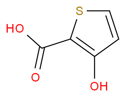 3-hydroxythiophene-2-carboxylic acid_分子结构_CAS_5118-07-0
