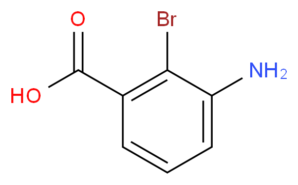 3-Amino-2-bromobenzoic acid_分子结构_CAS_168899-61-4)