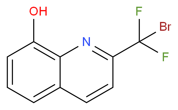 2-(bromodifluoromethyl)quinolin-8-ol_分子结构_CAS_264920-46-9