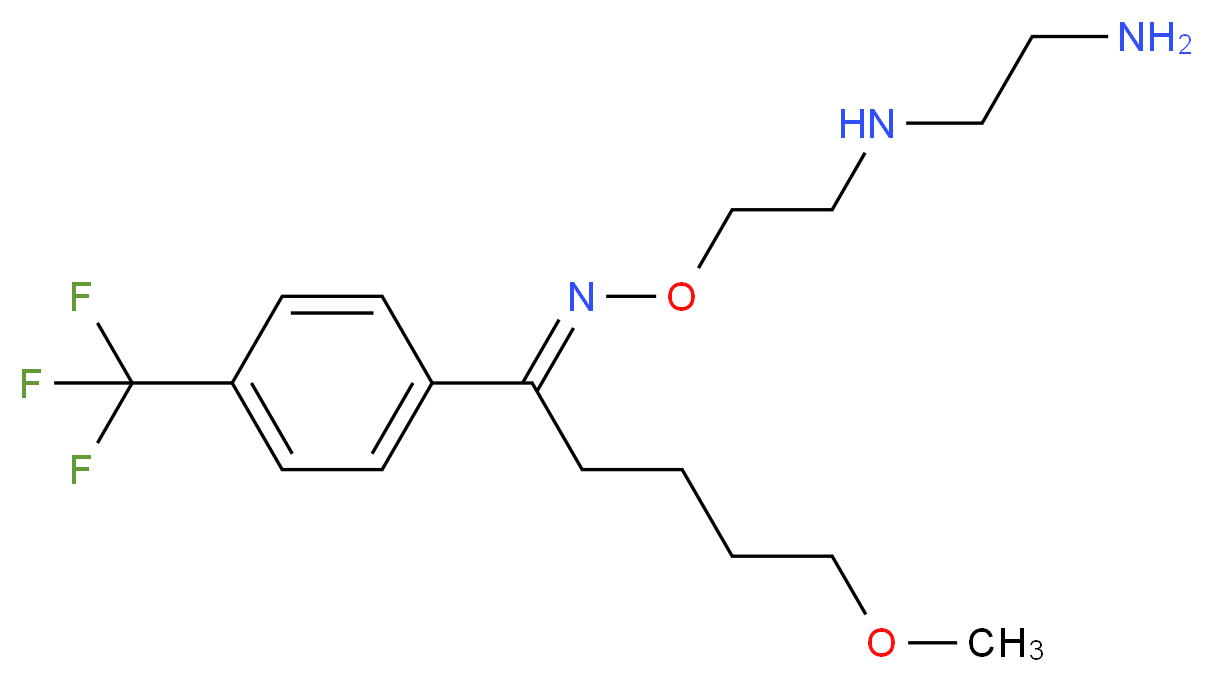 N-(Ethylamino) Fluvoxamine_分子结构_CAS_1217262-11-7)