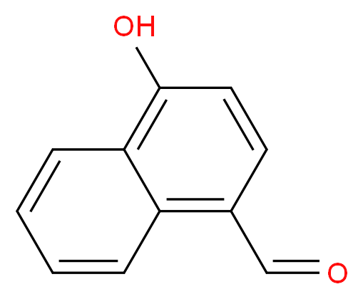 4-羟基-1-萘甲醛_分子结构_CAS_7770-45-8)