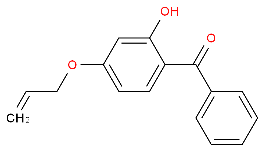 2-benzoyl-5-(prop-2-en-1-yloxy)phenol_分子结构_CAS_2549-87-3