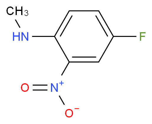 N-Methyl-4-fluoro-2-nitroaniline_分子结构_CAS_)