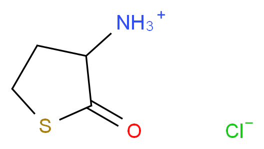 2-oxothiolan-3-aminium chloride_分子结构_CAS_6038-19-3