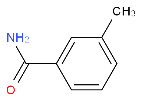 3-methylbenzamide_分子结构_CAS_618-47-3