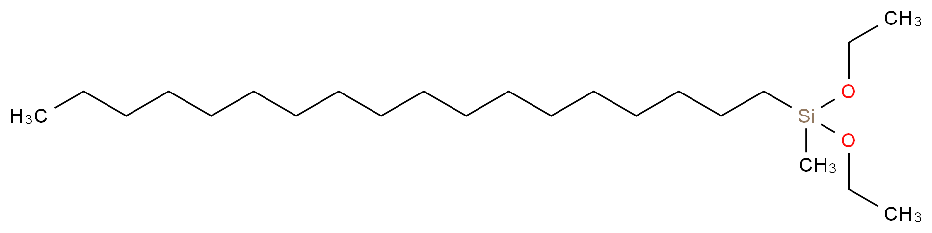 diethoxy(methyl)octadecylsilane_分子结构_CAS_67859-75-0
