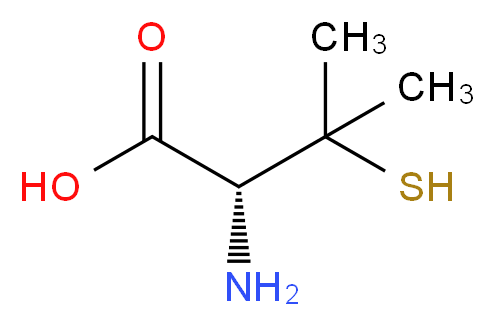 Penicillamine (Cuprimine)_分子结构_CAS_52-67-5)
