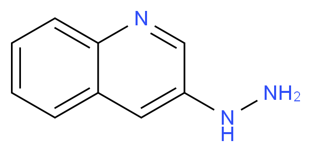 3-hydrazinylquinoline_分子结构_CAS_15793-78-9