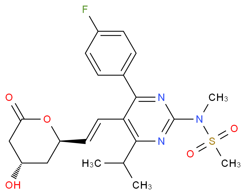 ent-Rosuvastatin Lactone_分子结构_CAS_615263-62-2)