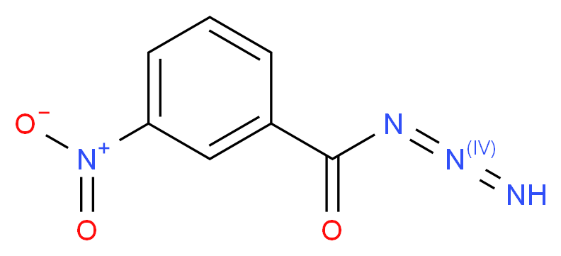 3-硝基苯甲酰叠氮化物_分子结构_CAS_3532-31-8)