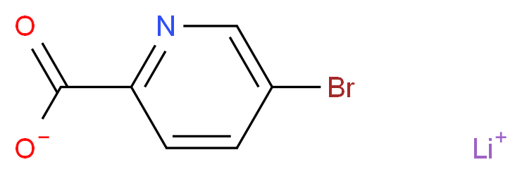 lithium(1+) ion 5-bromopyridine-2-carboxylate_分子结构_CAS_909711-99-5