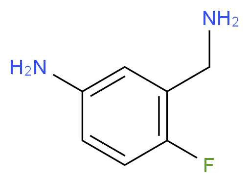 3-(AMINOMETHYL)-4-FLUOROANILINE_分子结构_CAS_771571-82-5)