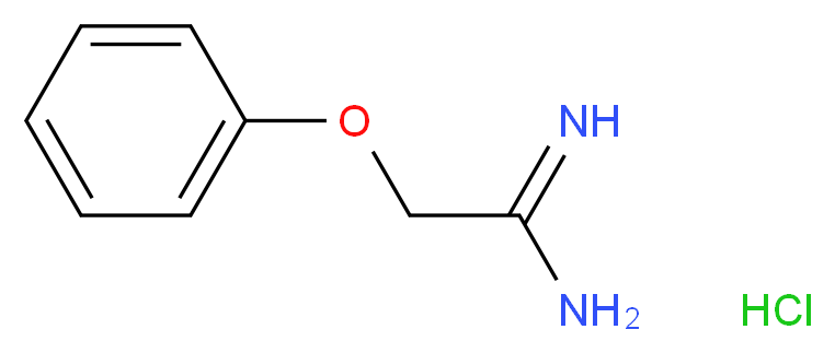 2-phenoxyethanimidamide hydrochloride_分子结构_CAS_67386-38-3