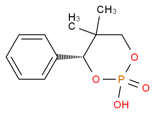 (4R)-2-羟基-5,5-二甲基-4-苯基-1,3,2-二噁磷己环 2-氧化物_分子结构_CAS_98674-80-7)