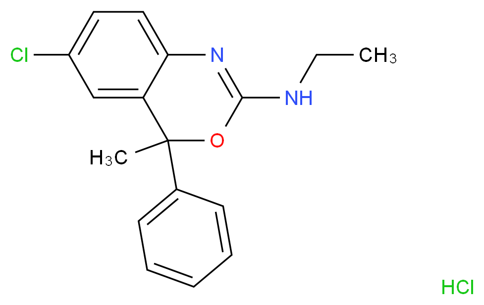 Etifoxine Hydrochloride_分子结构_CAS_56776-32-0)