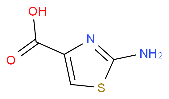 2-amino-1,3-thiazole-4-carboxylic acid_分子结构_CAS_40283-41-8