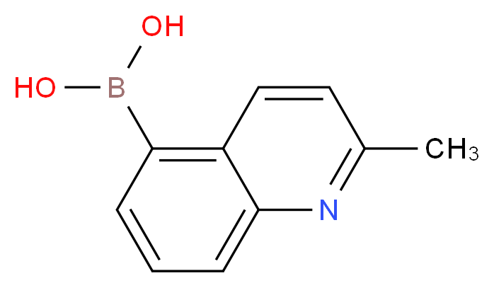 (2-methylquinolin-5-yl)boronic acid_分子结构_CAS_628692-16-0)