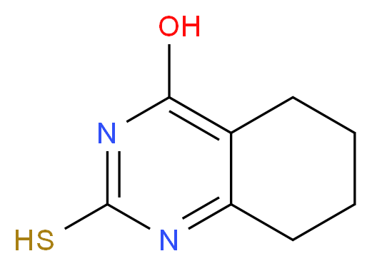 4-Hydroxy-5,6,7,8-tetrahydroquinazoline-2-thiol_分子结构_CAS_16064-21-4)