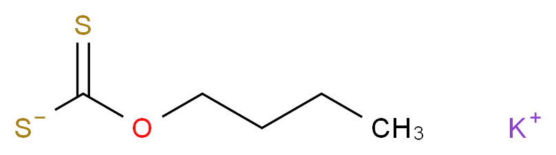 potassium (butoxymethanethioyl)sulfanide_分子结构_CAS_871-58-9