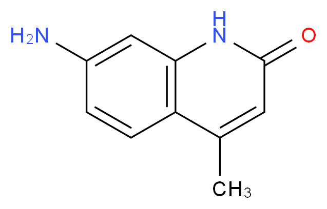 7-amino-4-methylquinolin-2(1H)-one_分子结构_CAS_19840-99-4)