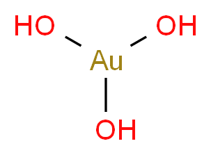 Gold(III) hydroxide_分子结构_CAS_1303-52-2)