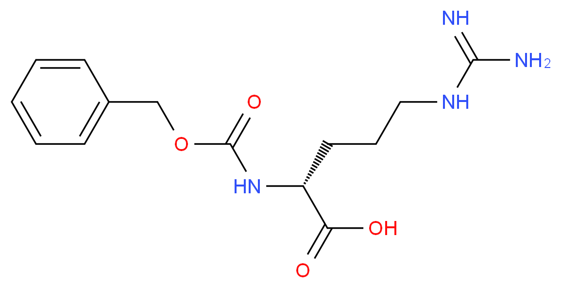 Z-D-Arg-OH_分子结构_CAS_6382-93-0)