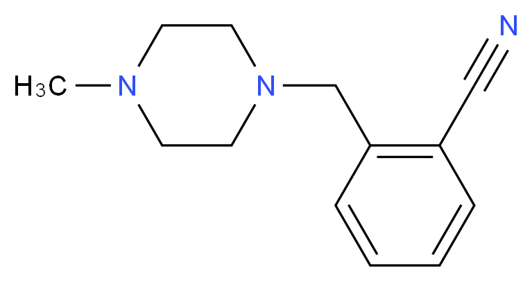 2-[(4-methylpiperazin-1-yl)methyl]benzonitrile_分子结构_CAS_864069-00-1)