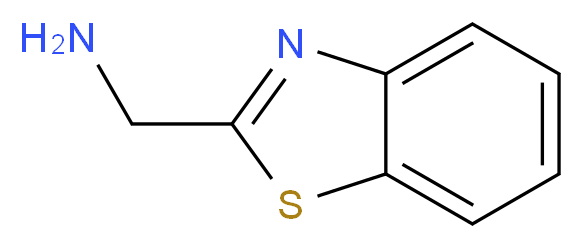 (1,3-benzothiazol-2-ylmethyl)amine_分子结构_CAS_42182-65-0)