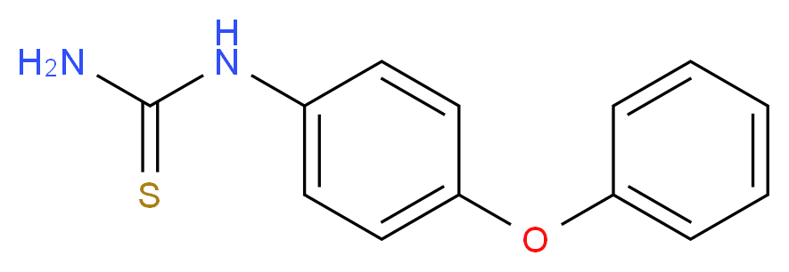 N-(4-苯氧基苯)硫脲_分子结构_CAS_76839-21-9)