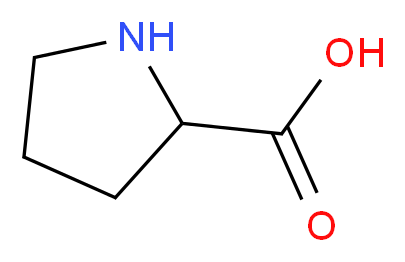 Pyrrolidine-2-carboxylic acid_分子结构_CAS_609-36-9)