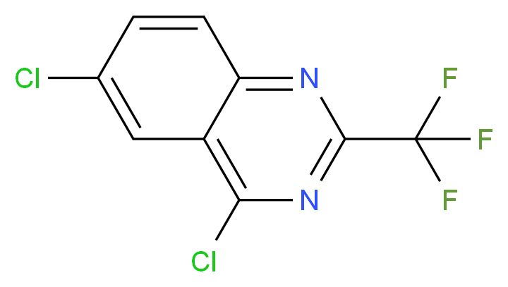 4,6-Dichloro-2-(trifluoromethyl)quinazoline_分子结构_CAS_746671-32-9)