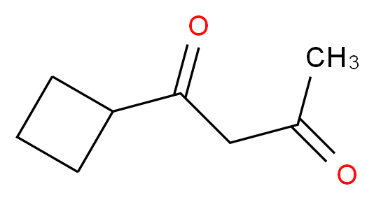 1-cyclobutylbutane-1,3-dione_分子结构_CAS_1020732-20-0