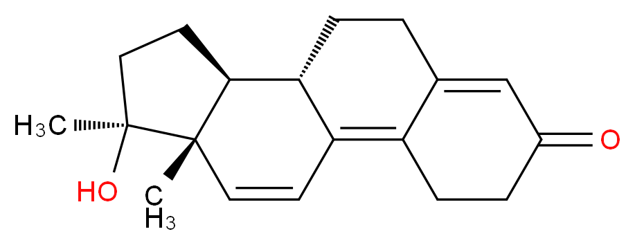 (10S,11S,14S,15S)-14-hydroxy-14,15-dimethyltetracyclo[8.7.0.0<sup>2</sup>,<sup>7</sup>.0<sup>1</sup><sup>1</sup>,<sup>1</sup><sup>5</sup>]heptadeca-1,6,16-trien-5-one_分子结构_CAS_965-93-5