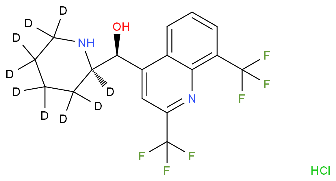 Mefloquine-d9 Hydrochloride _分子结构_CAS_1217653-15-0)